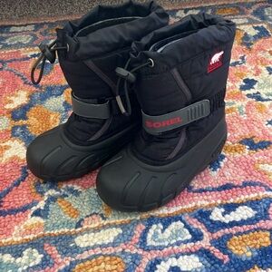 Sorel Black Quilted Boots